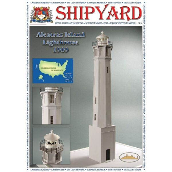 Alcatraz Lighthouse HO Scale by ShipYard