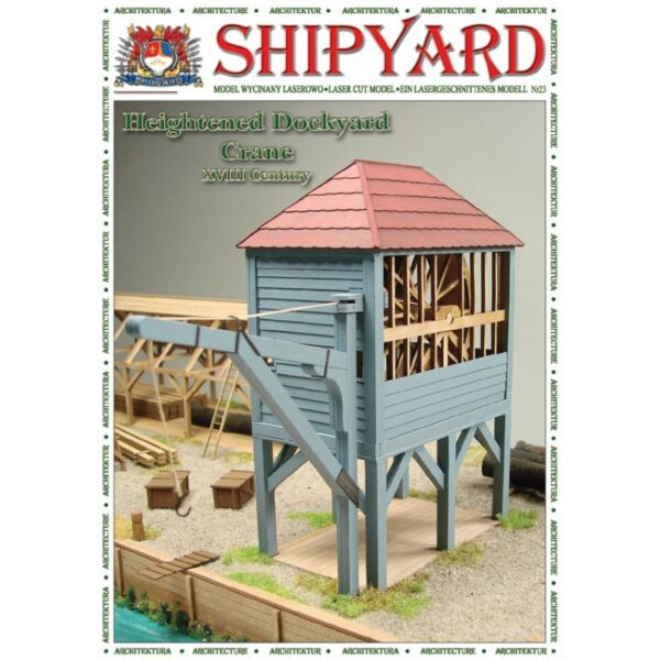 Heightened Dockyard Crane 1:72 Scale by ShipYard