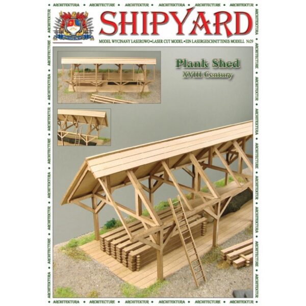 Plank Shed 1:72 Scale by ShipYard