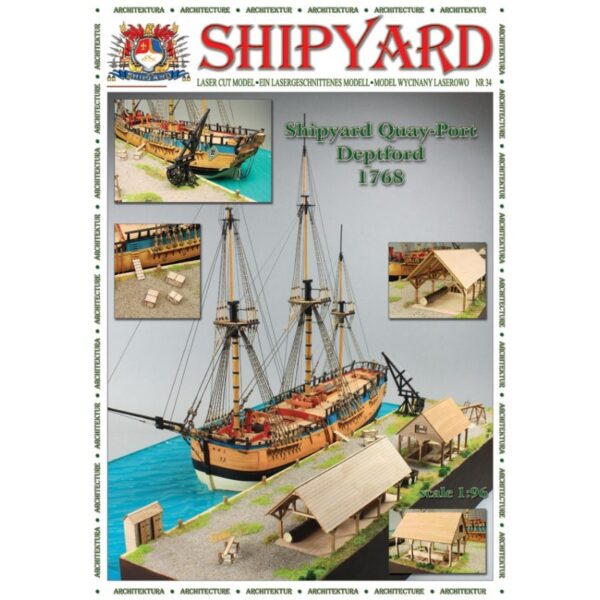 QuayPort Deptford 1768 1:96 Scale by ShipYard