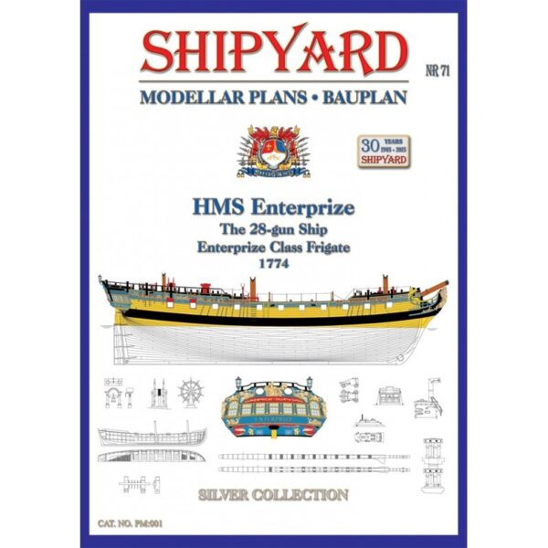 HMS Enterprize Modellar Plans by ShipYard